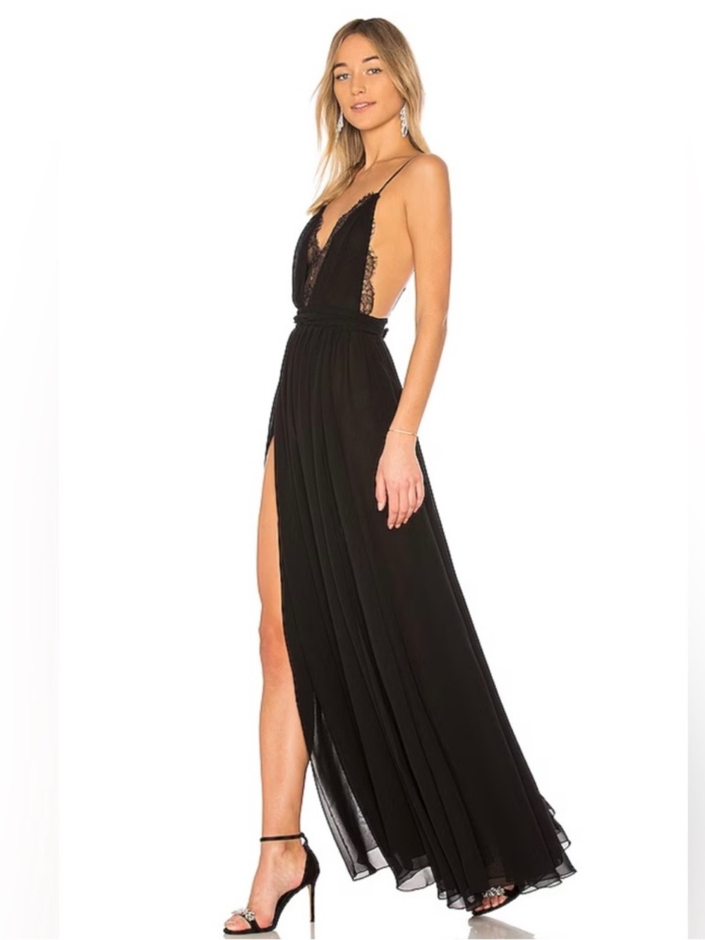 Michael Costello Justin Gown in Black